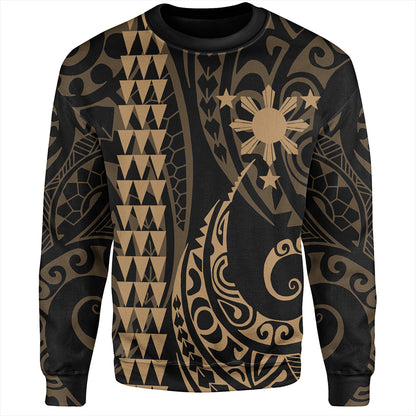 The Philippines Sweatshirt Sun Kakau Style