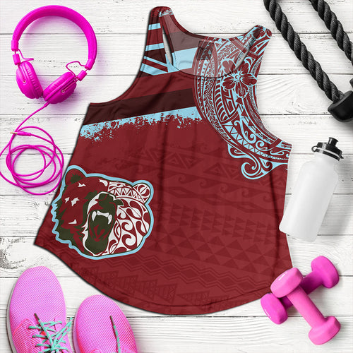 Hawaii Women Tank Henry Perrine Baldwin High School With Crest Style
