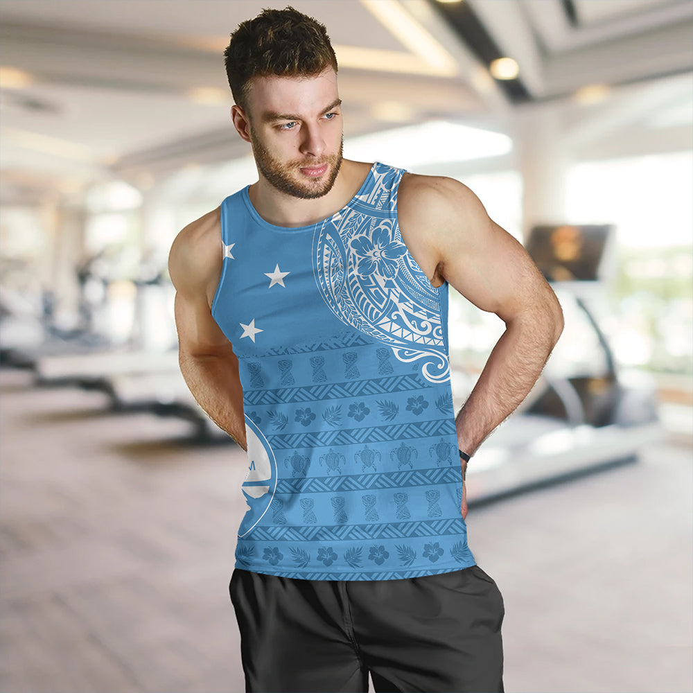Guam Tank Top Micronesian Flag With Coat Of Arms
