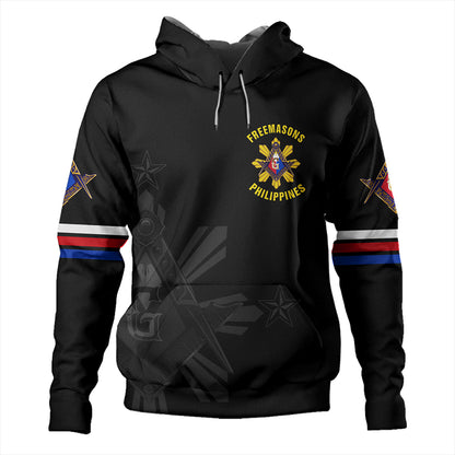 Philippines Hoodie Freemasons Filipino Star Letter Style