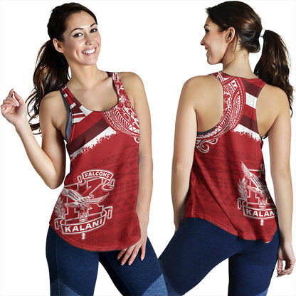 Hawaii Women Tank Kalani High School With Crest Style
