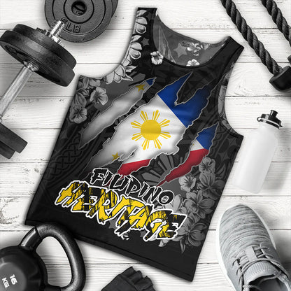 Philippines Custom Tank Top Filipino Heritage Blood Inside Me