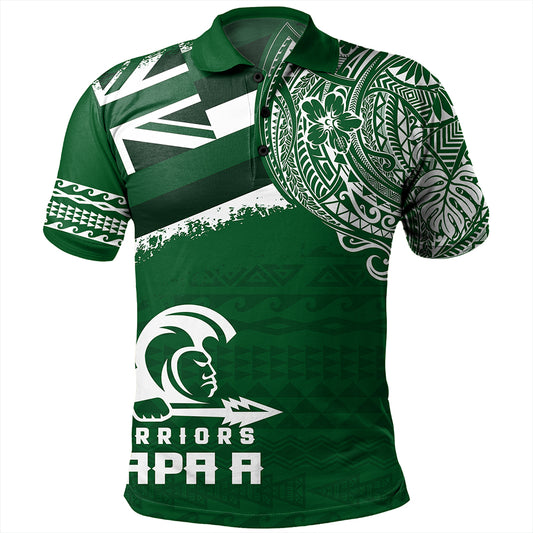 Hawaii Polo Shirt Kapaa High School With Crest Style