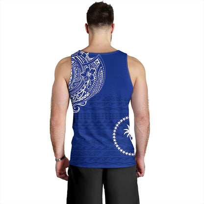 Chuuk Tank Top Polynesian Flag With Coat Of Arms