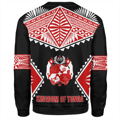 Tonga Sweatshirt Ngatu Pattern Islands Style