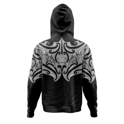 New Zealand Hoodie Maori Pattern