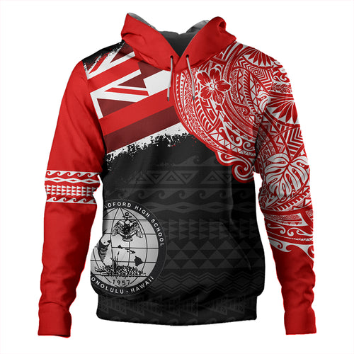 Hawaii Hoodie Admiral Arthur W Radford High School With Crest Style