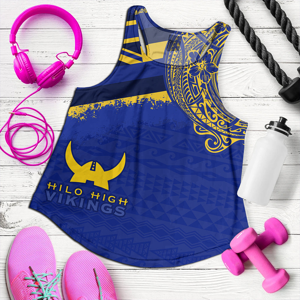 Hawaii Women Tank Hilo High School With Crest Style
