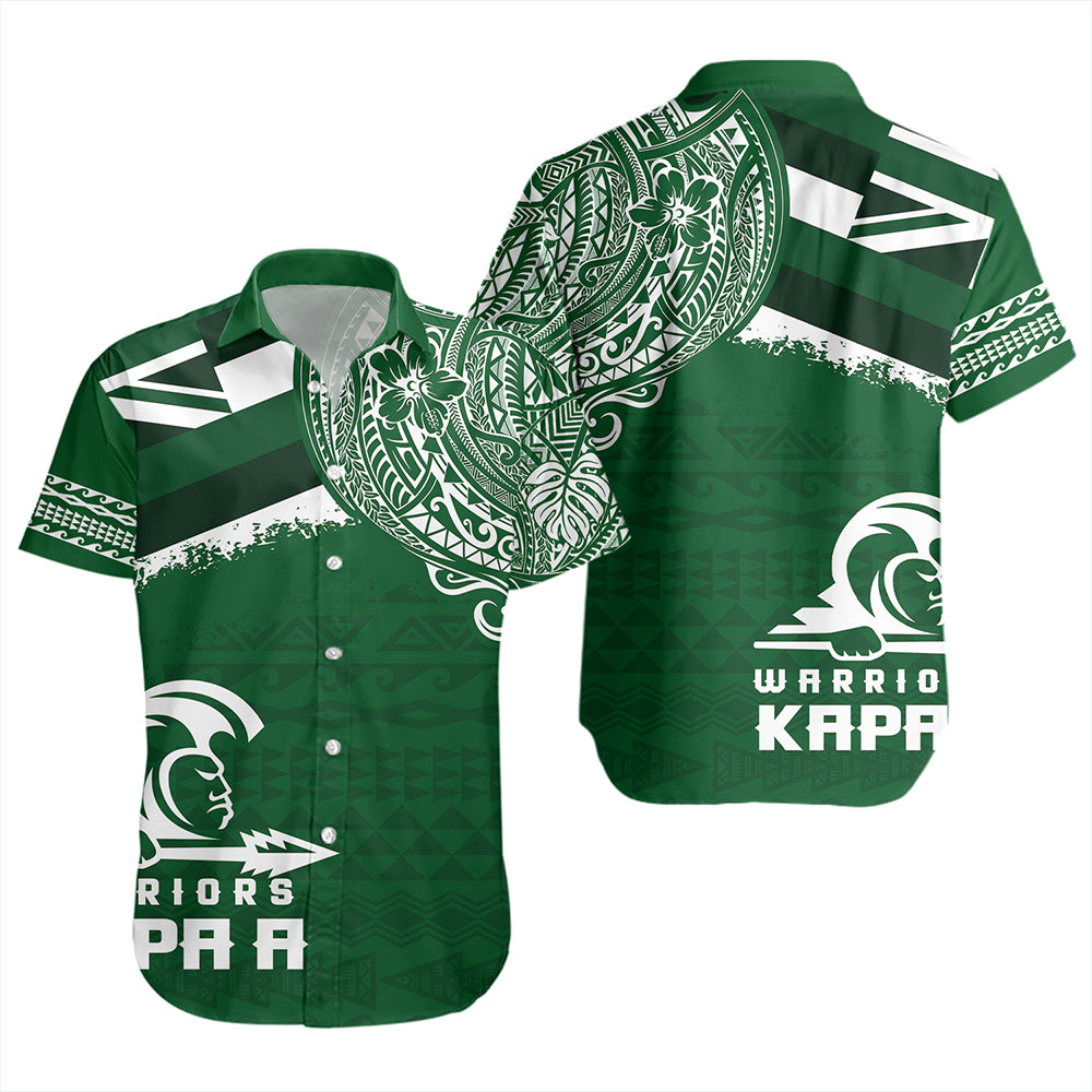Hawaii Short Sleeve Shirt Kapaa High School With Crest Style