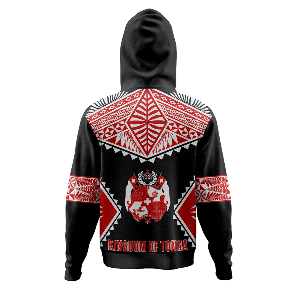 Tonga Hoodie Ngatu Pattern Islands Style