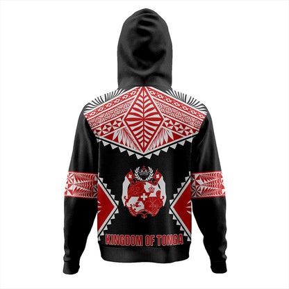 Tonga Hoodie Ngatu Pattern Islands Style