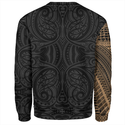 Samoa Tribal Maori Tattoo Roman Reigns Sweatshirt Gold