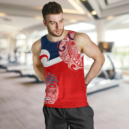 New Zealand Tank Top Tino Rangatiratanga Maori Mask
