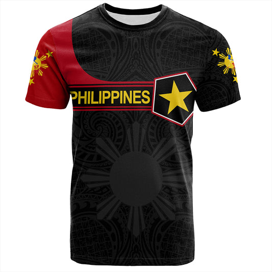 Philippines T-Shirt Custom Polynesian Filipino Simple Style