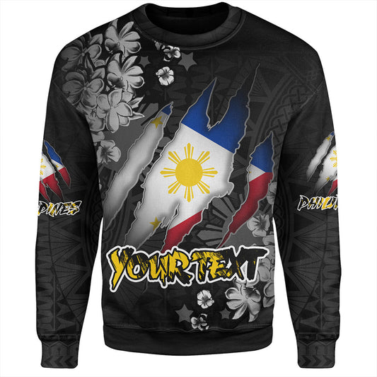 Philippines Custom Sweatshirt Filipino Heritage Blood Inside Me