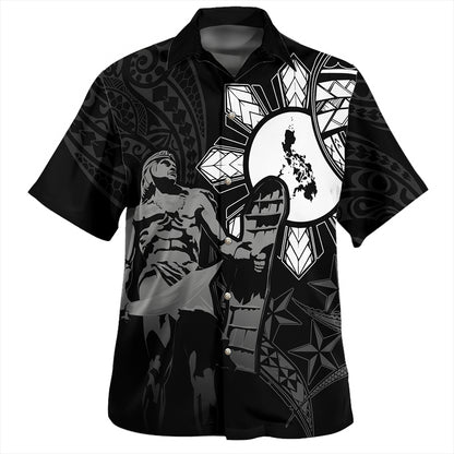 Philippines Hawaiian Shirt Water Buffalo Sun Tribal Style