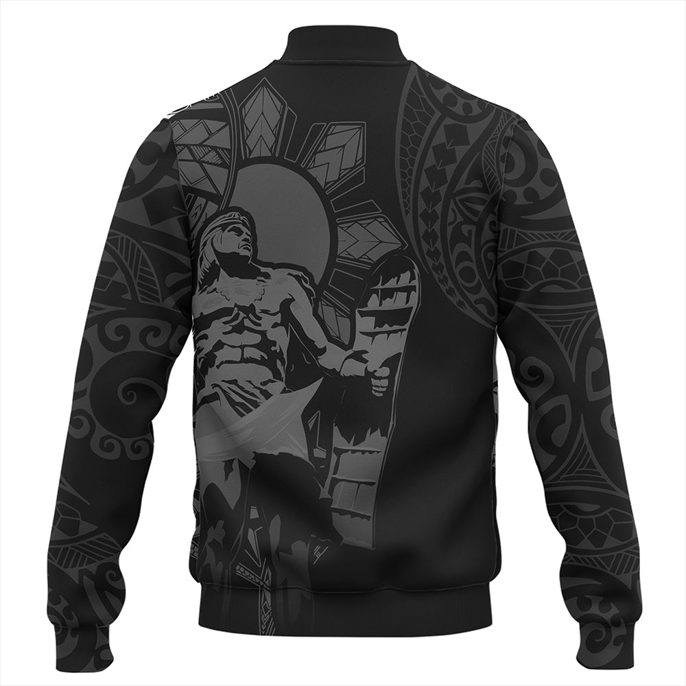 Philippines Baseball Jacket Lapu Lapu Sun Tribal In My Heart