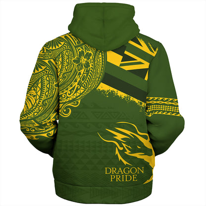 Hawaii Sherpa Hoodie Honokaa High And Intermediate School With Crest Style