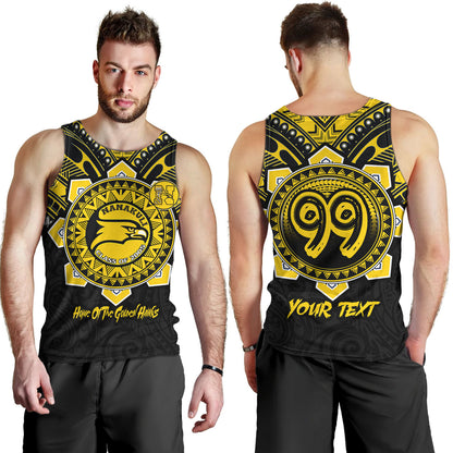 Hawaii Tank Top Custom Nanakuli High & Intermediate School Home Of Golden Hawks Tribal Style