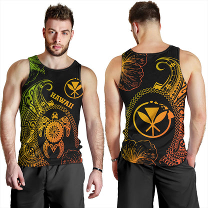 Hawaii Tank Top Hawaii Turtle Kanaka Reggae