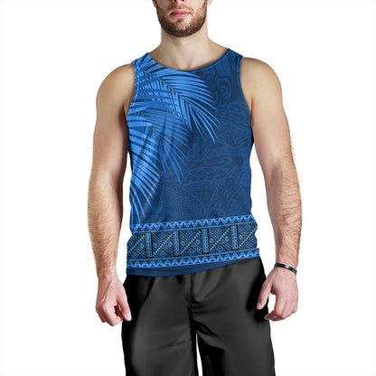 Samoa Tank Top Masi Dobby Fabric Leaves