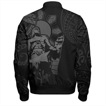 Philippines Bomber Jacket Lapu Lapu Sun Tribal In My Heart