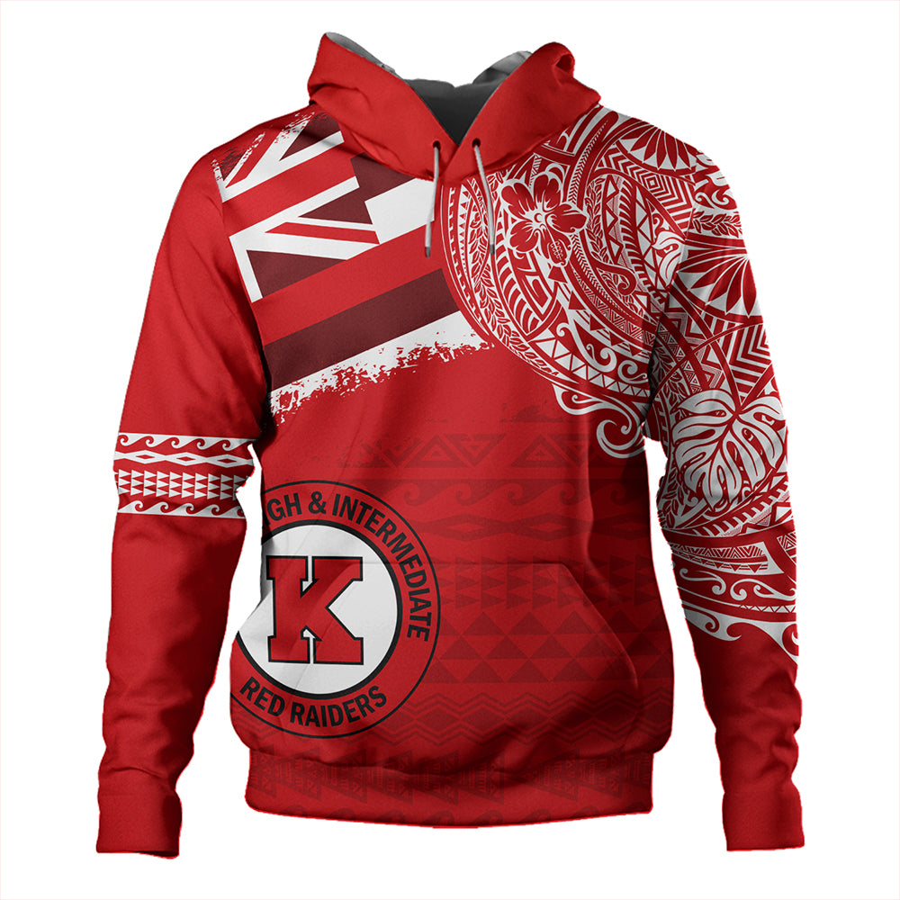 Hawaii Hoodie Kahuku High And Intermediate School With Crest Style