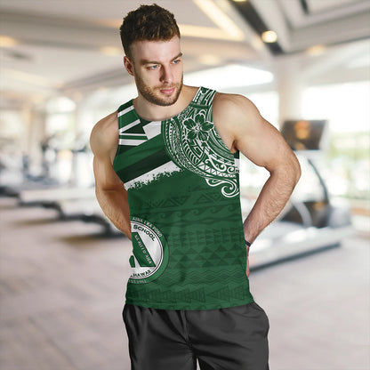 Hawaii Tank Top Aiea High School Flag With Crest Style