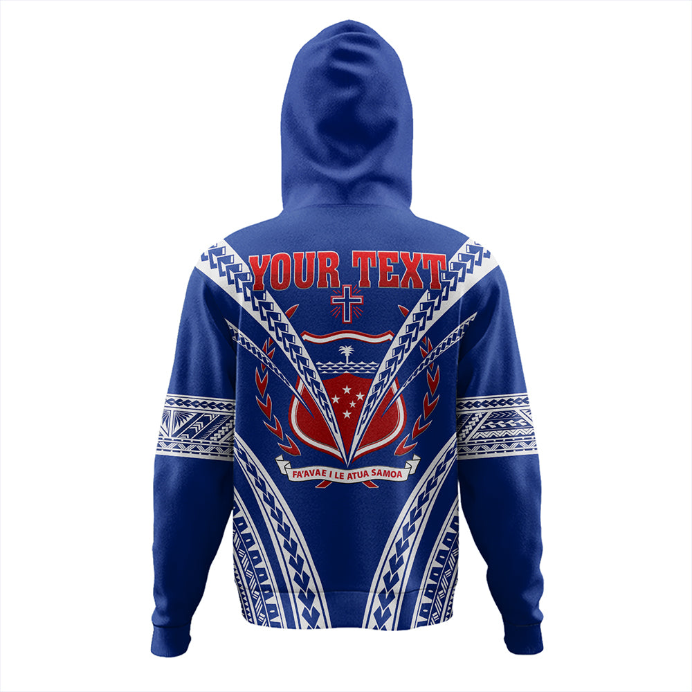 Samoa Hoodie Custom Polynesian Tribal Crest Design