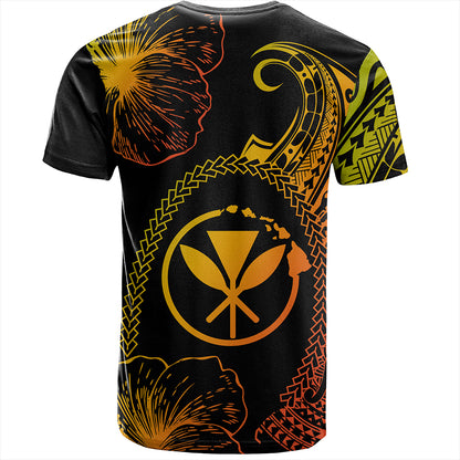 Hawaii T-Shirt Hawaii Turtle Kanaka Reggae