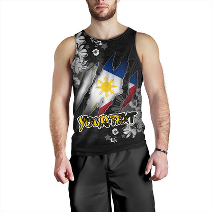Philippines Custom Tank Top Filipino Heritage Blood Inside Me
