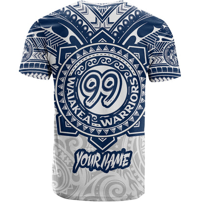 Hawaii T-Shirt Custom Waiakea High School Super Waiakea Warriors Tribal Style
