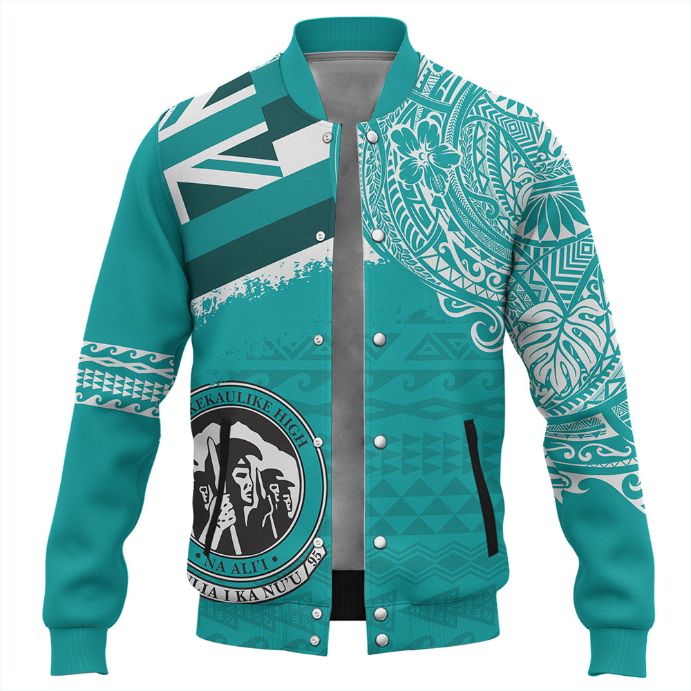 Hawaii Baseball Jacket King Kekaulike High School With Crest Style