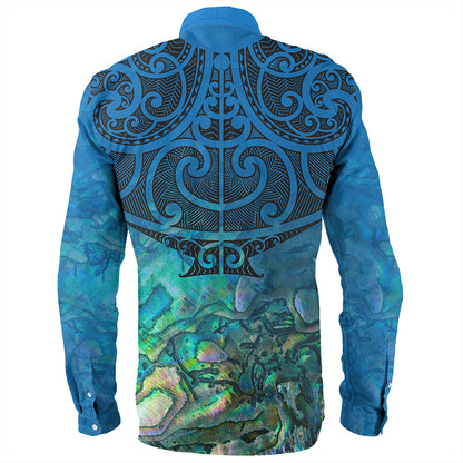 New Zealand Long Sleeve Shirt Maori Papua Shell