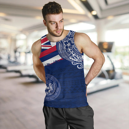 Hawaii Tank Top Polynesian Flag With Coat Of Arms