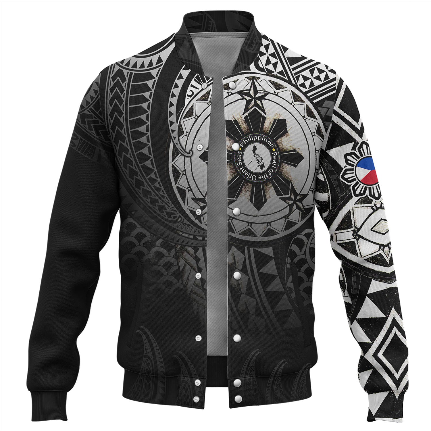 Philippines Baseball Jacket Pearl of the Orient Seas