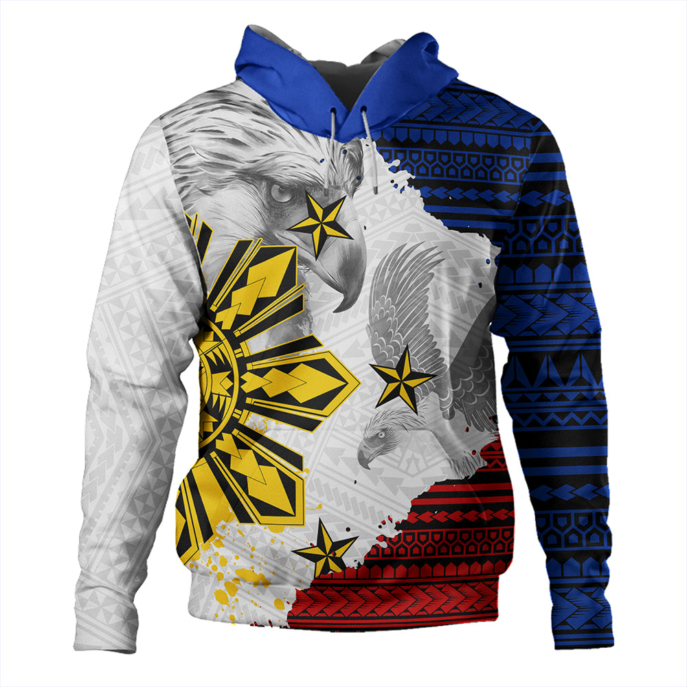 Philippines Hoodie Eagles Filipino Sun Flag Grunge Style