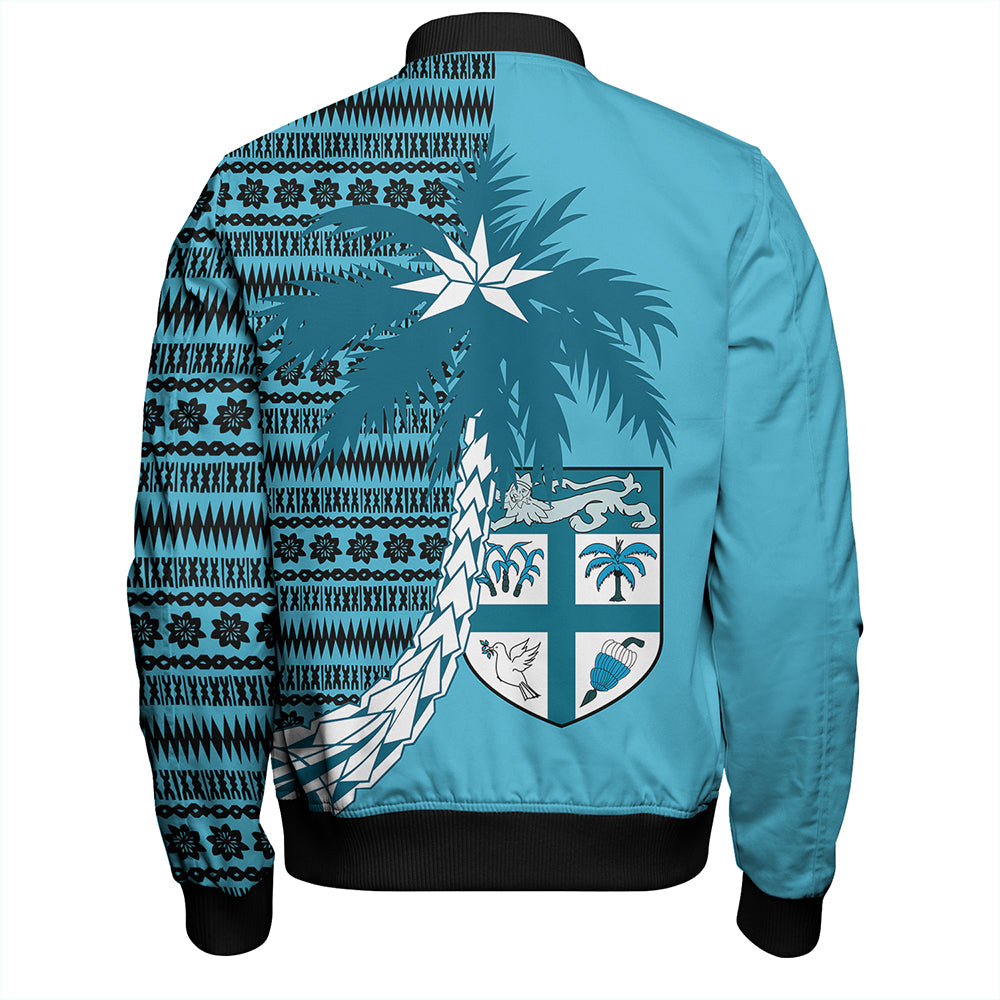 Fiji Bomber Jacket Fiji Tapa Coconut