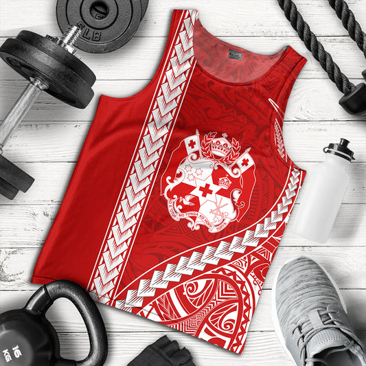 Tonga Tank Top Tribal Polynesian Coat Of Arms