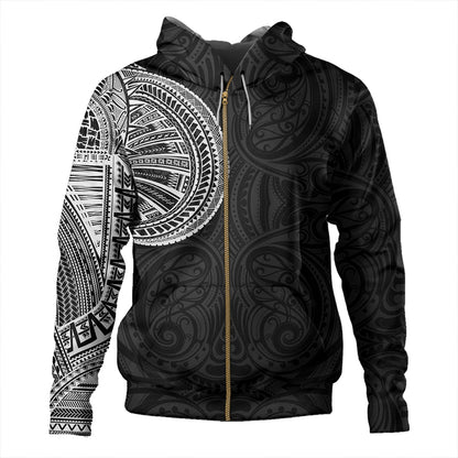Samoa Tribal Maori Tattoo Roman Reigns Hoodie White