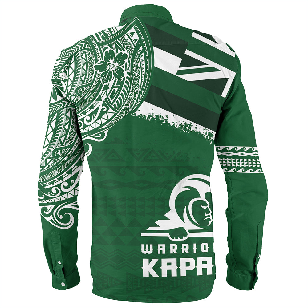 Hawaii Long Sleeve Shirt Kapaa High School With Crest Style