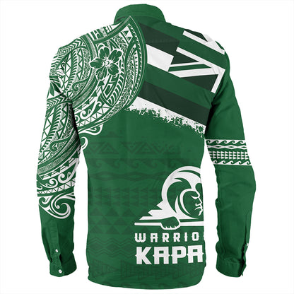 Hawaii Long Sleeve Shirt Kapaa High School With Crest Style
