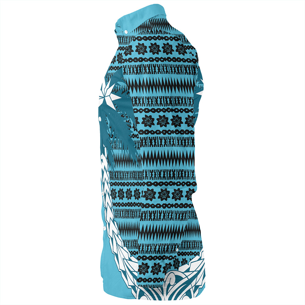 Fiji Long Sleeve Shirt Fiji Tapa Coconut