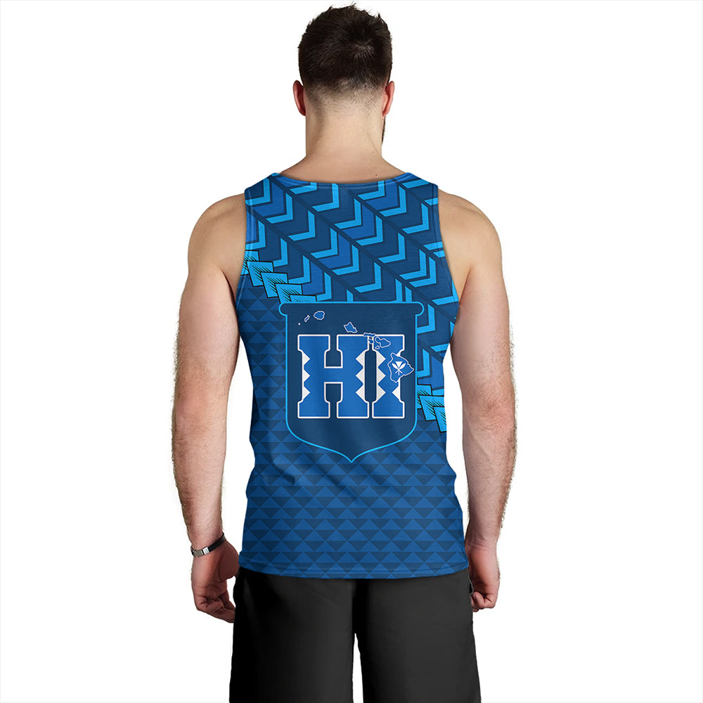 Hawaiian Tank Top Kanaka Maoli Kakau Style