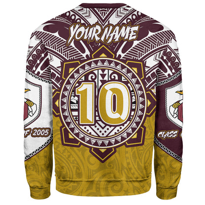 Hawaii Sweatshirt Custom James B. Castle High School Super Castle Knights Tribal Style