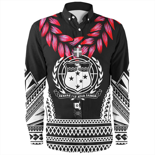 The Samoan Chief Long Sleeve Shirt Black