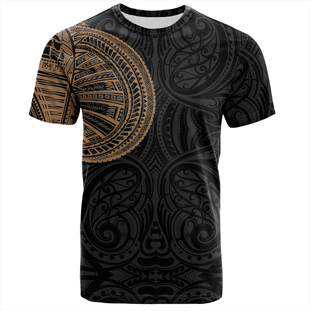 Samoa Tribal Maori Tattoo Roman Reigns T-Shirt Gold
