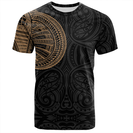 Samoa Tribal Maori Tattoo Roman Reigns T-Shirt Gold