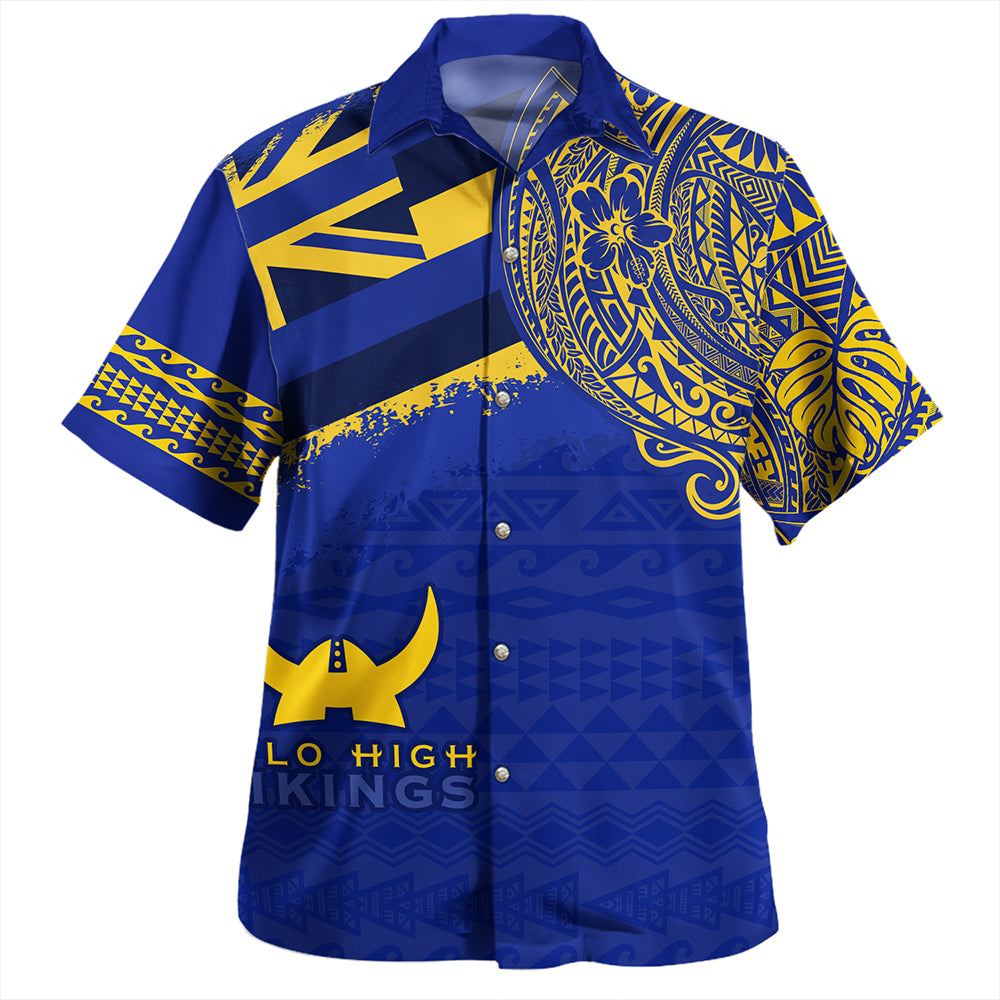 Hawaii Hawaiian Shirt Hilo High School With Crest Style