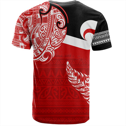 New Zealand T-Shirt Tino Rangatiratanga Maori With Silver Fern